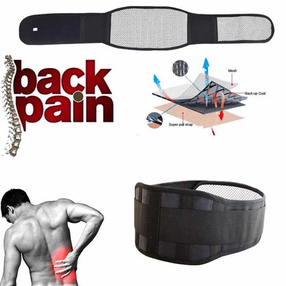 Self Heating Lower Back Support Magnetic Therapy Belt