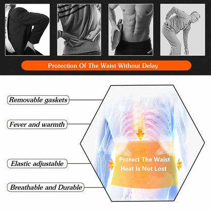 Self Heating Lower Back Support Magnetic Therapy Belt
